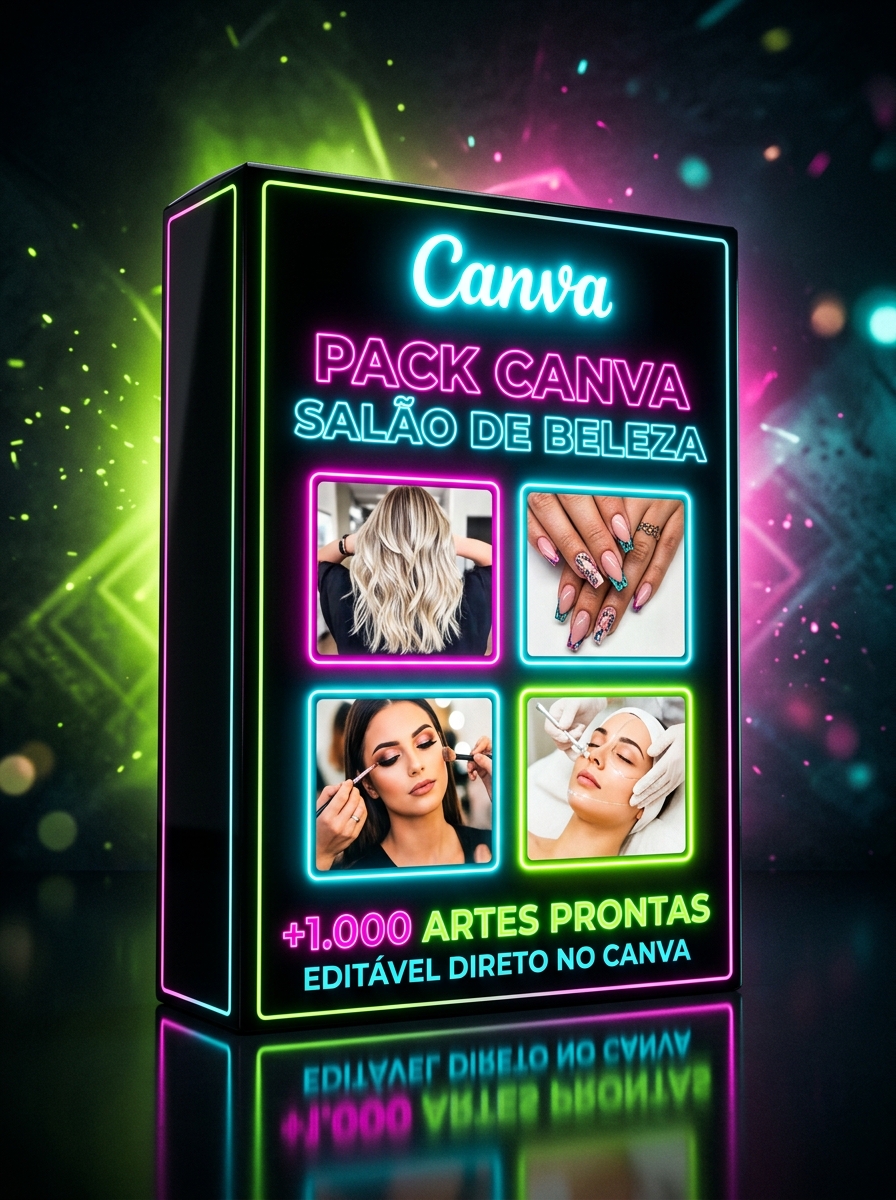 Mega Pack Salão De Beleza - Canva Artes