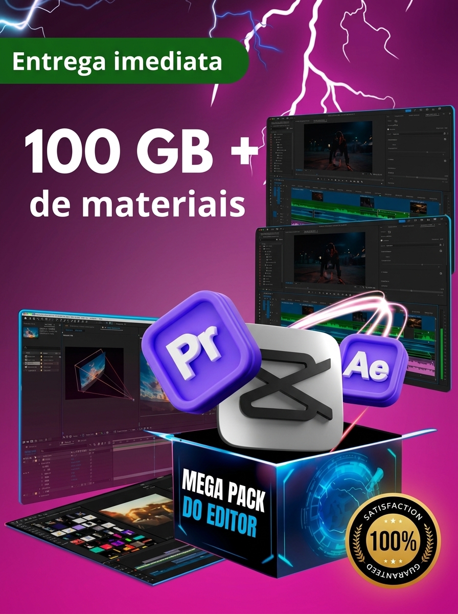 Mega Pack Edição De Vídeo Completo 100GB+